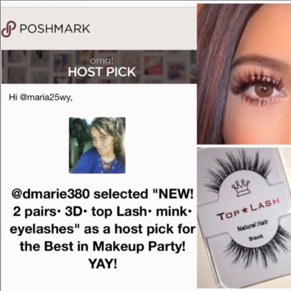 🏆Host Pick 🏆 1 Pair 3D• Mink Eyelashes• Top Lash - Picture 2 of 3
